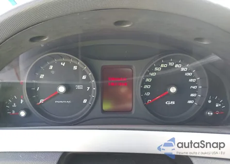 2008 Pontiac G8 Gt z USA, uszkodzony, nr VIN 6G2EC57Y48L135439